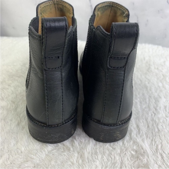 Madewell The Ainsley Chelsea Leather Boot in Black Size 7 Ankle Bootie - Picture 7 of 15